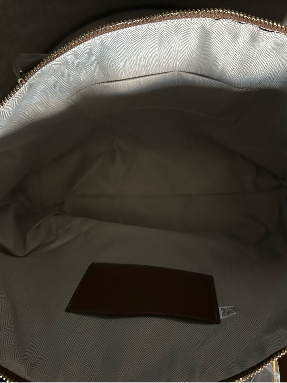 Brown Bling GG Canvas Tote with Signature Web Stripe - Picture 6 of 11